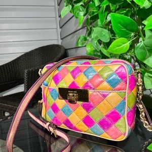 Multicolored Patchwork Medium Michael Kors Crossbody Bag